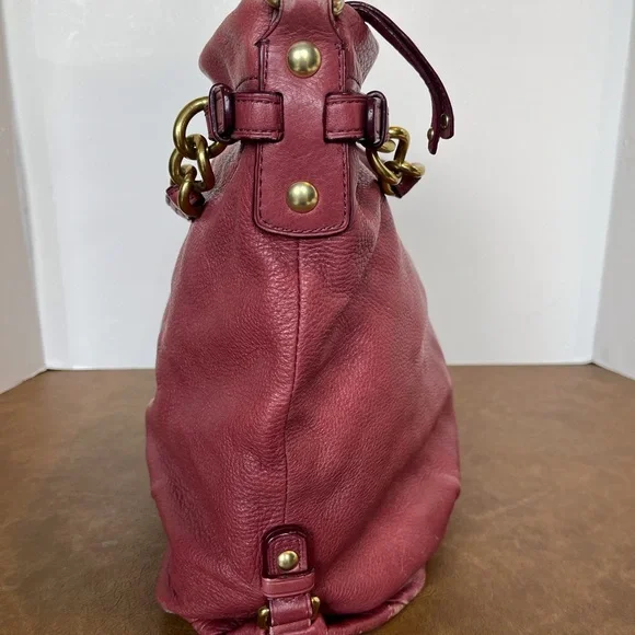 Coach Pebbled Leather Hobo Shoulder Bag - Picture 3 of 15